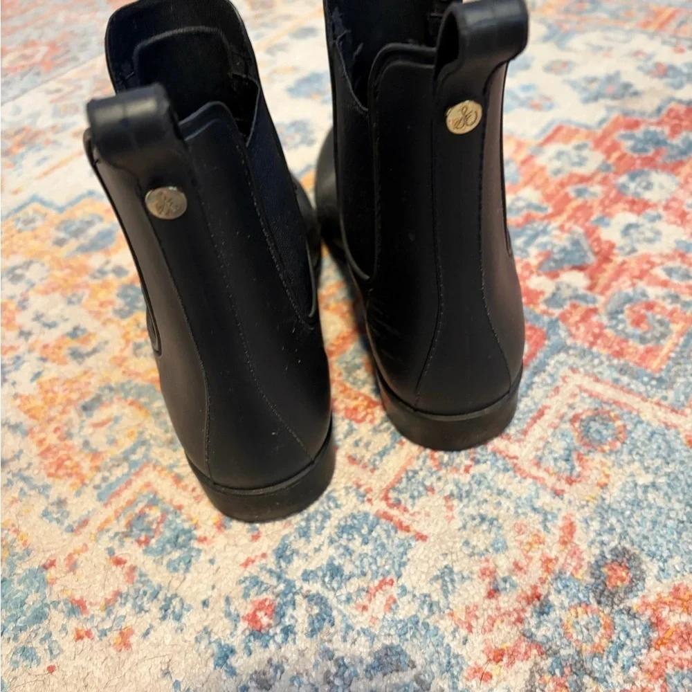 Sam Edelman Tinsley black rubber rain boots